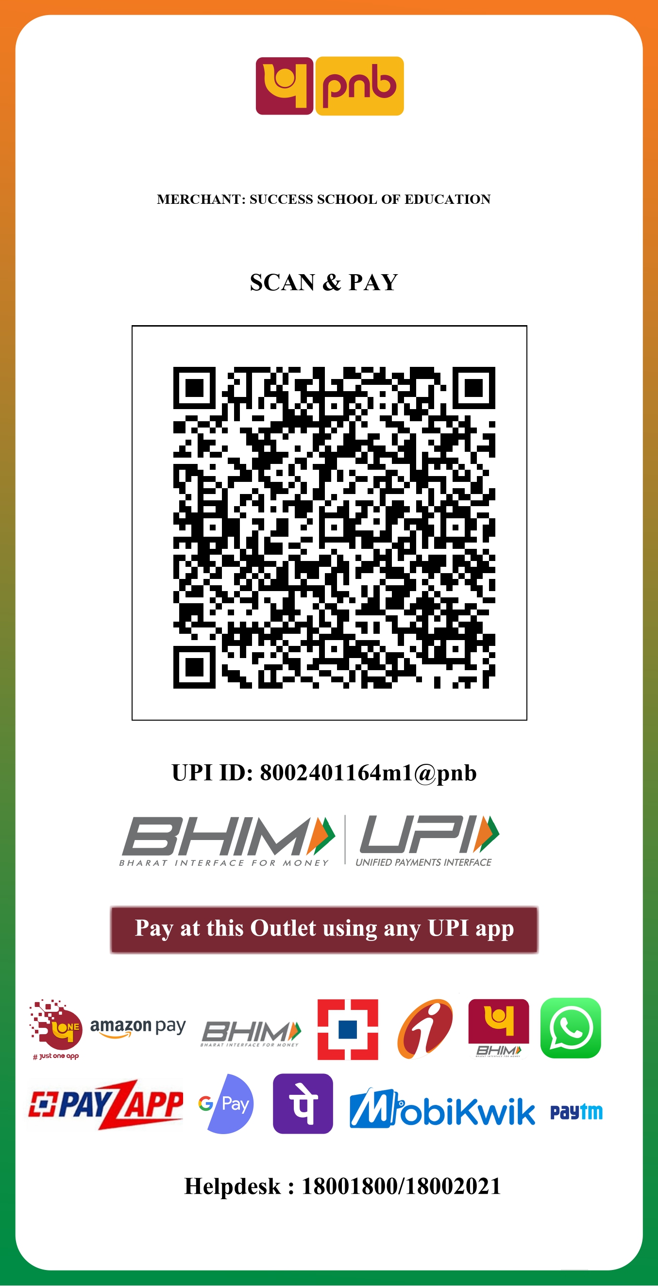 Payment QR Code